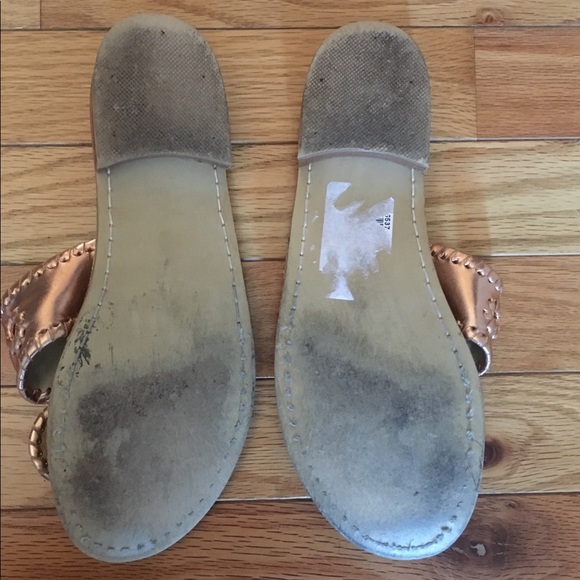 Rose Gold Jack Rodgers Sz 6 - Picture 3 of 5